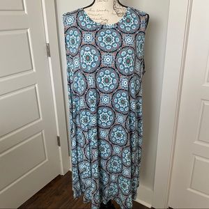 LOFT skater dress paisley pattern 20/22